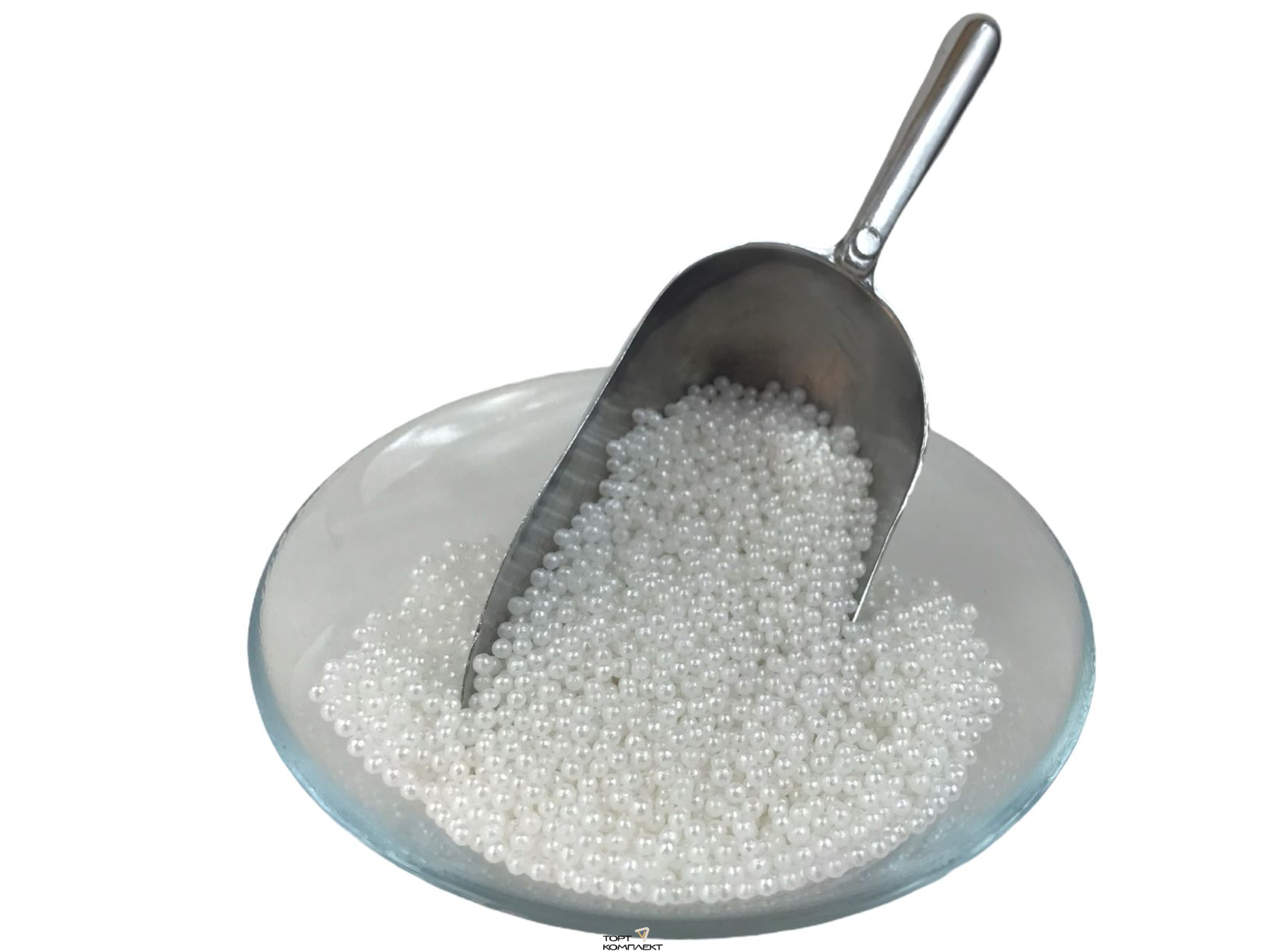 Посыпка кондитерская "Шарики 2 мм" белые 50 гр