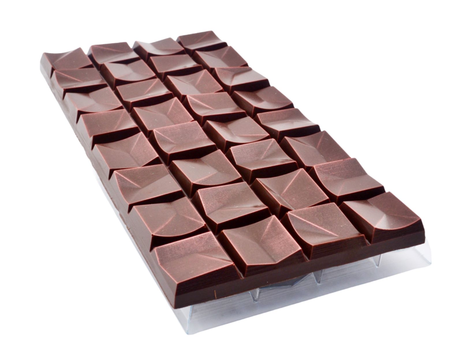 Форма пластиковая для шоколада "Плитка Тринити" 