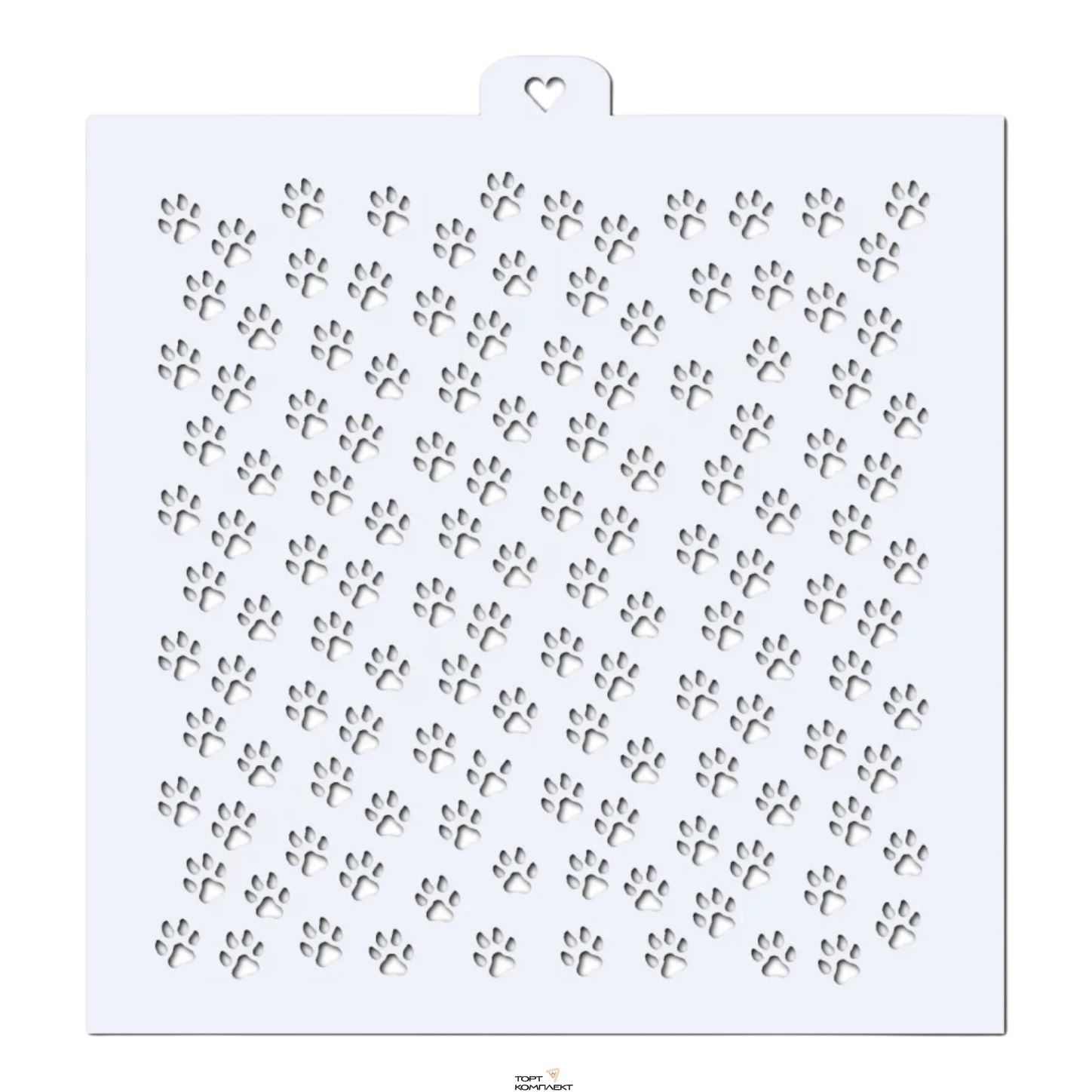 Трафарет "Тигриные лапы" 15х15см