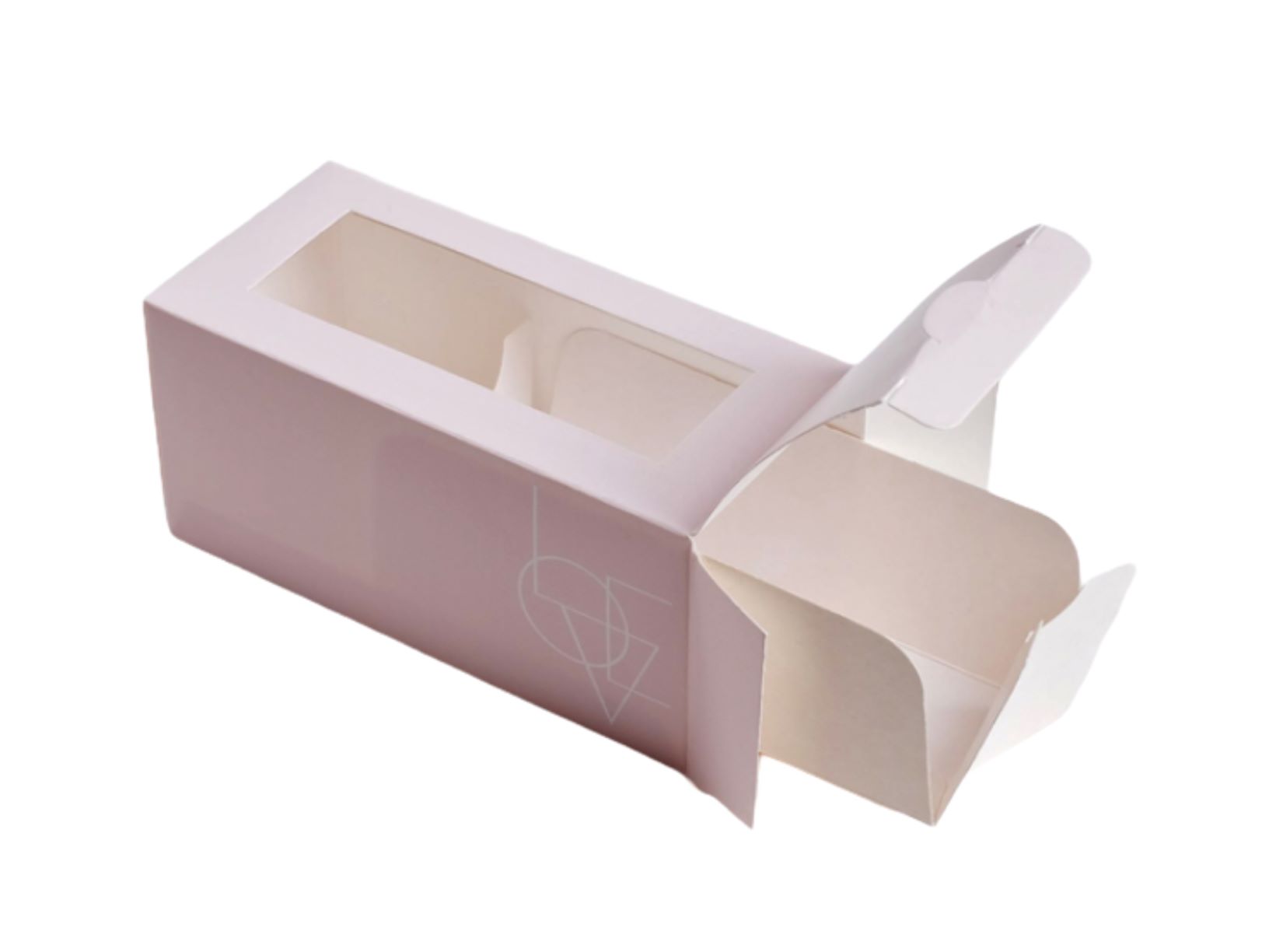 Коробка для макарун LOVE 12 х 5,5 х 5,5 см. 