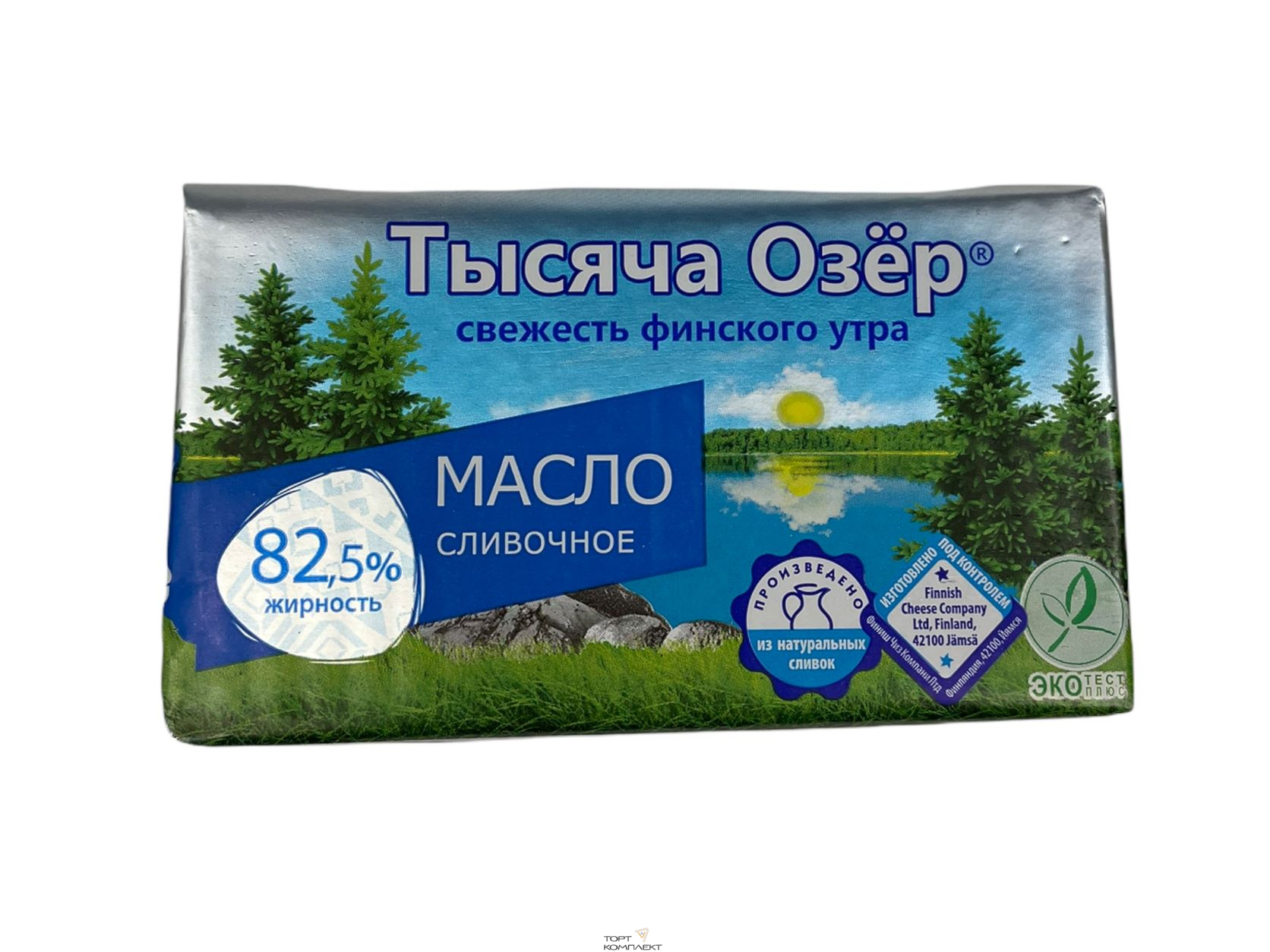 Масло сливочное Тысяча Озер 82,5% 400 гр 