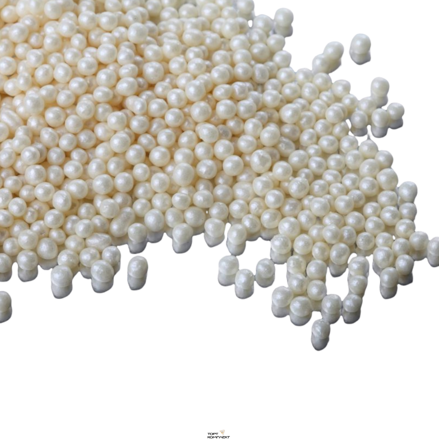 Посыпка рисовая №101 Серебро 2-4 мм 50гр