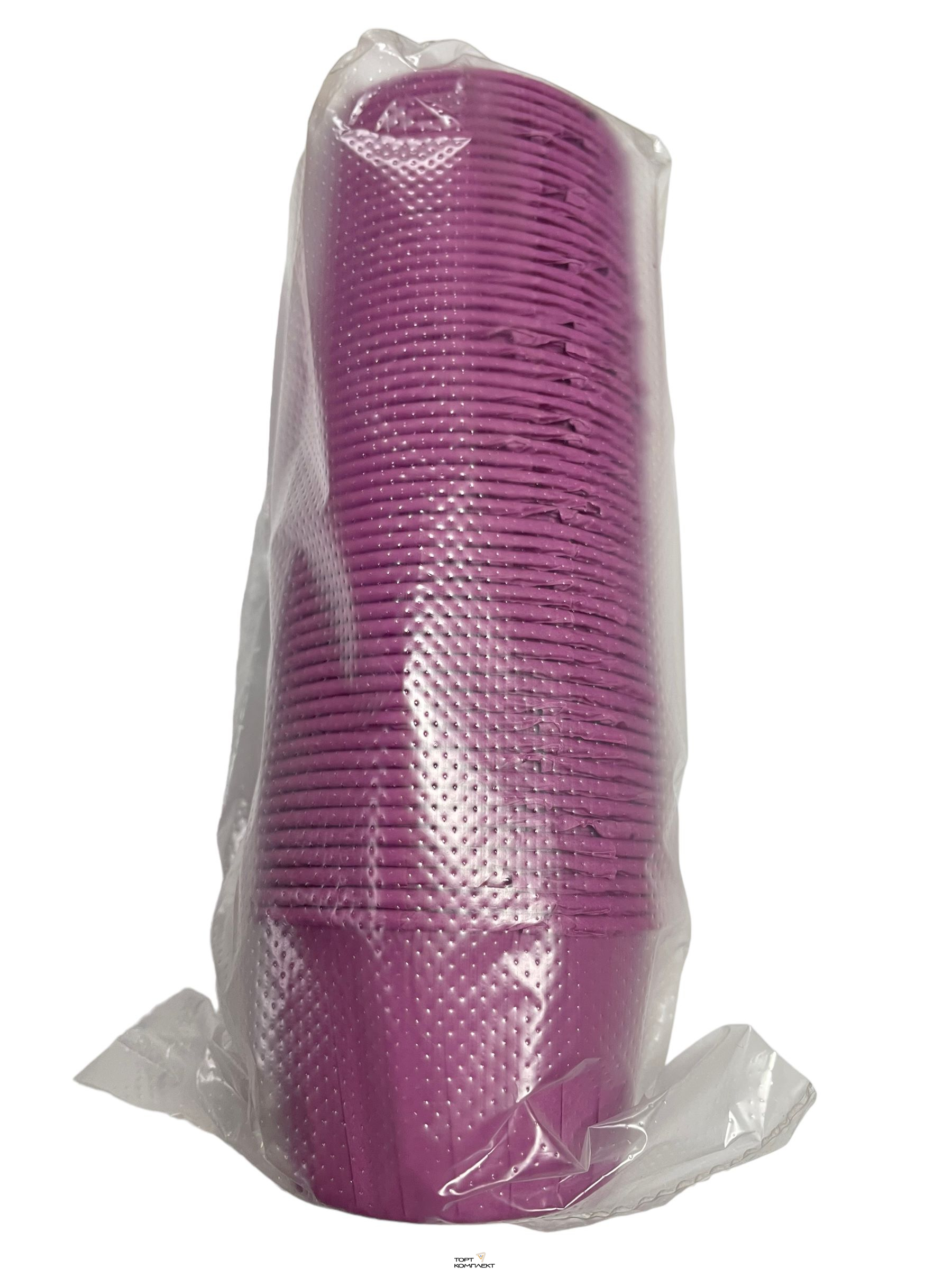 Капсулы для капкейка 50 шт 50х40 Фиолетовые