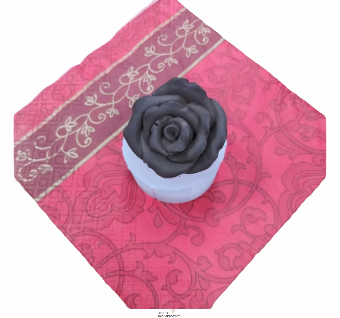 Силиконовая форма "Роза" №55 4,5*2,5см