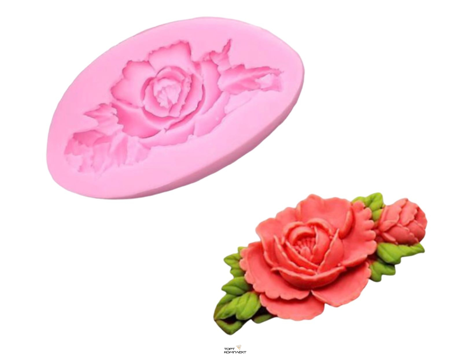 Молд 7х4 см "Розан"