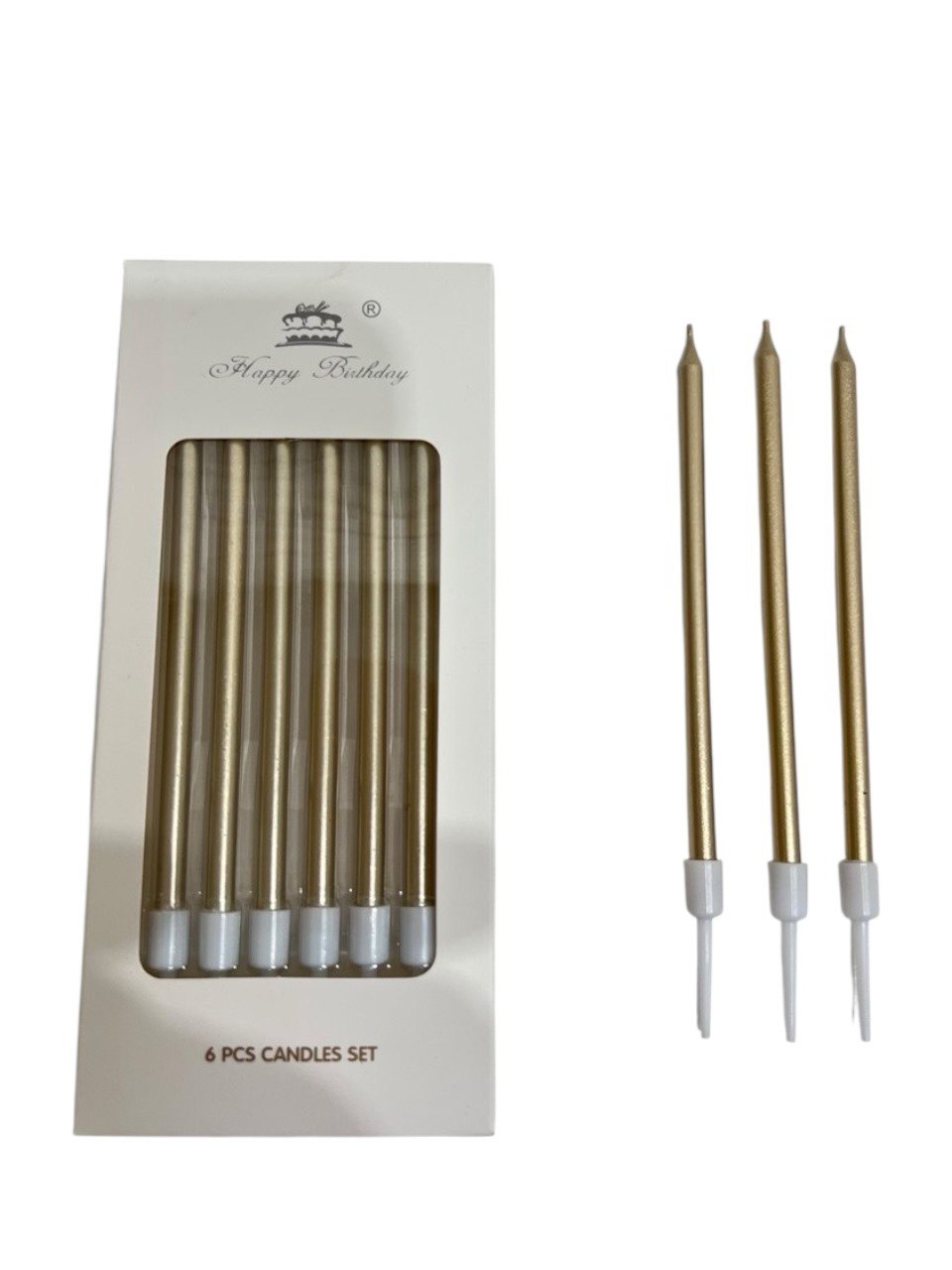 Свечи "Ровные" 6 шт, 11см