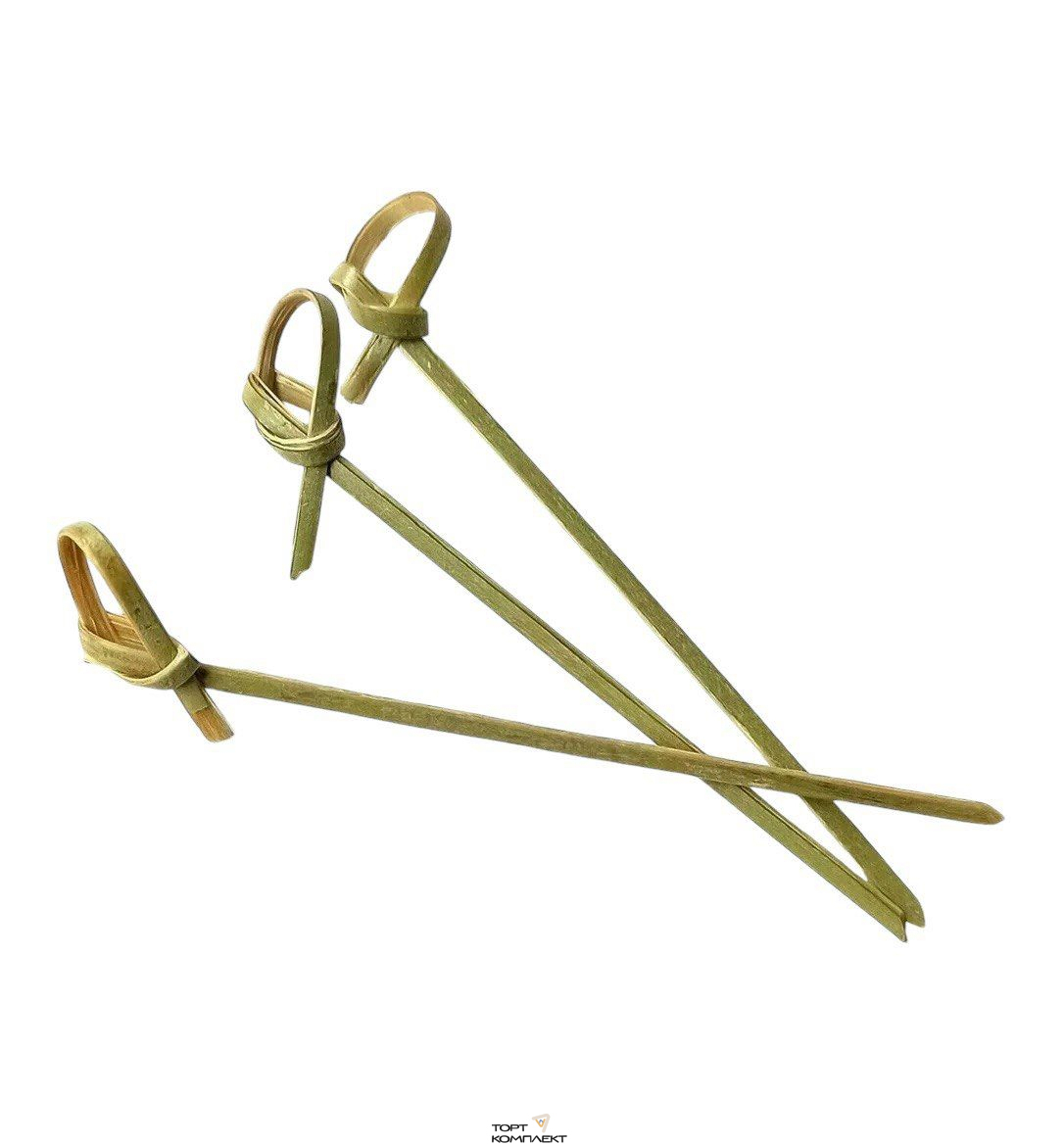 Шпажки узелок Бамбук 9 см  100 шт