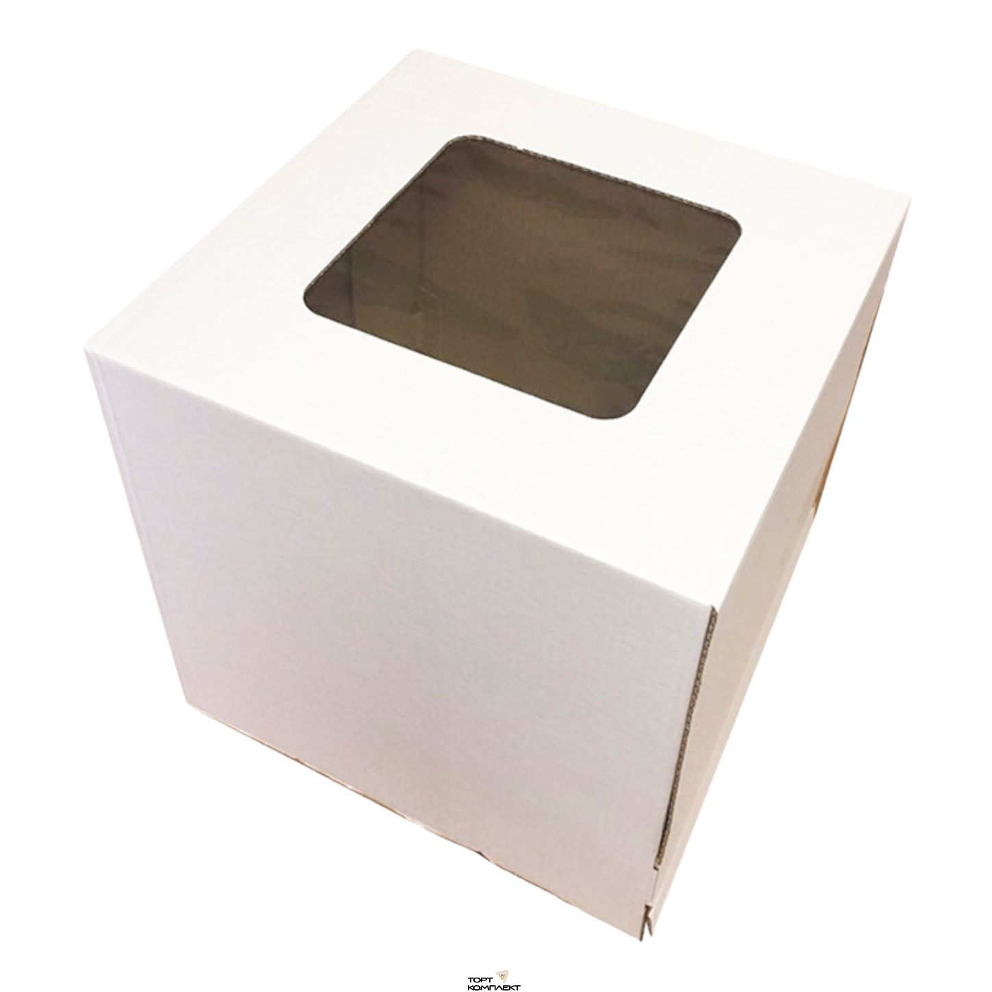 Коробка для торта 30/30/30см с окном