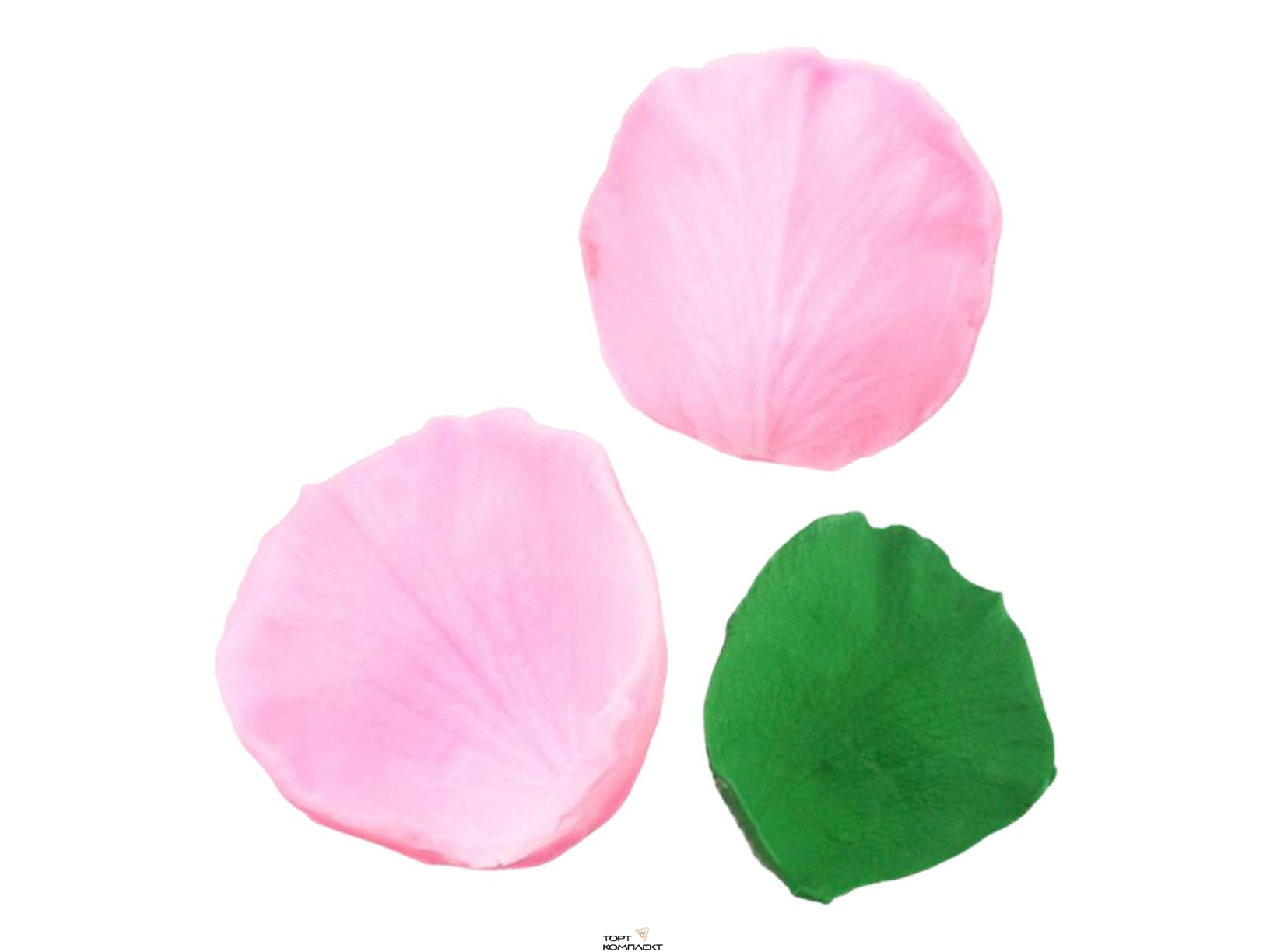 Молд 2 части 6,7х6,2х1,4 см "Лепесток розы" 