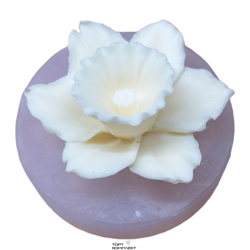 Силиконовая форма "Цветок Нарцис" 7,3см 