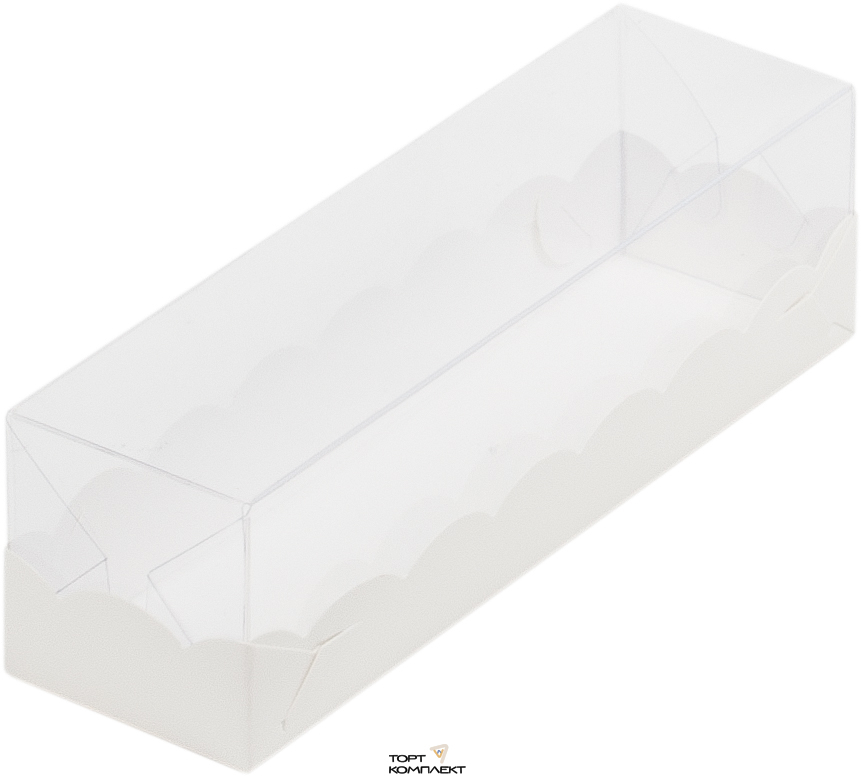 Коробка для 6 макарун 19/5,5/5,5см Белая 