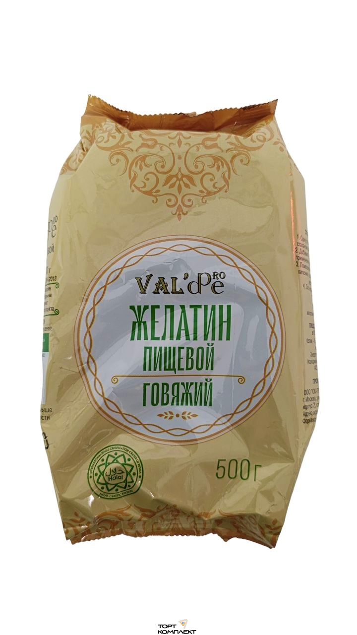 Желатин гранулированный Халяль 500гр Valde