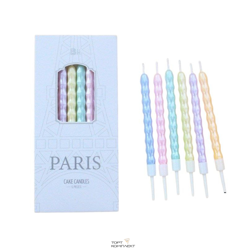 Свечи Paris 10см 6 шт