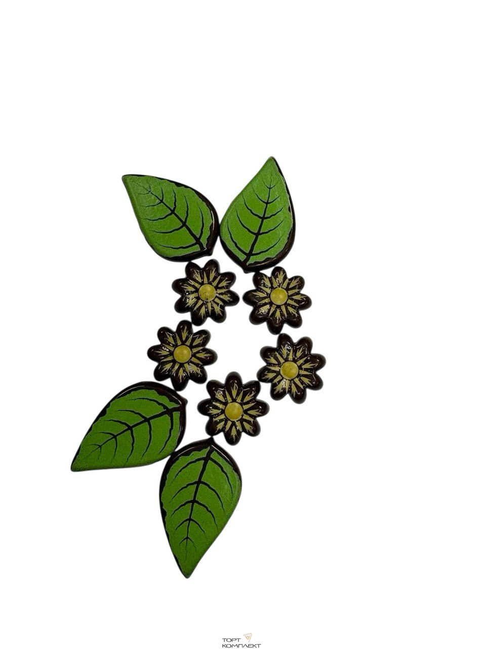 Украшение шоколадное "Цветочная поляна"