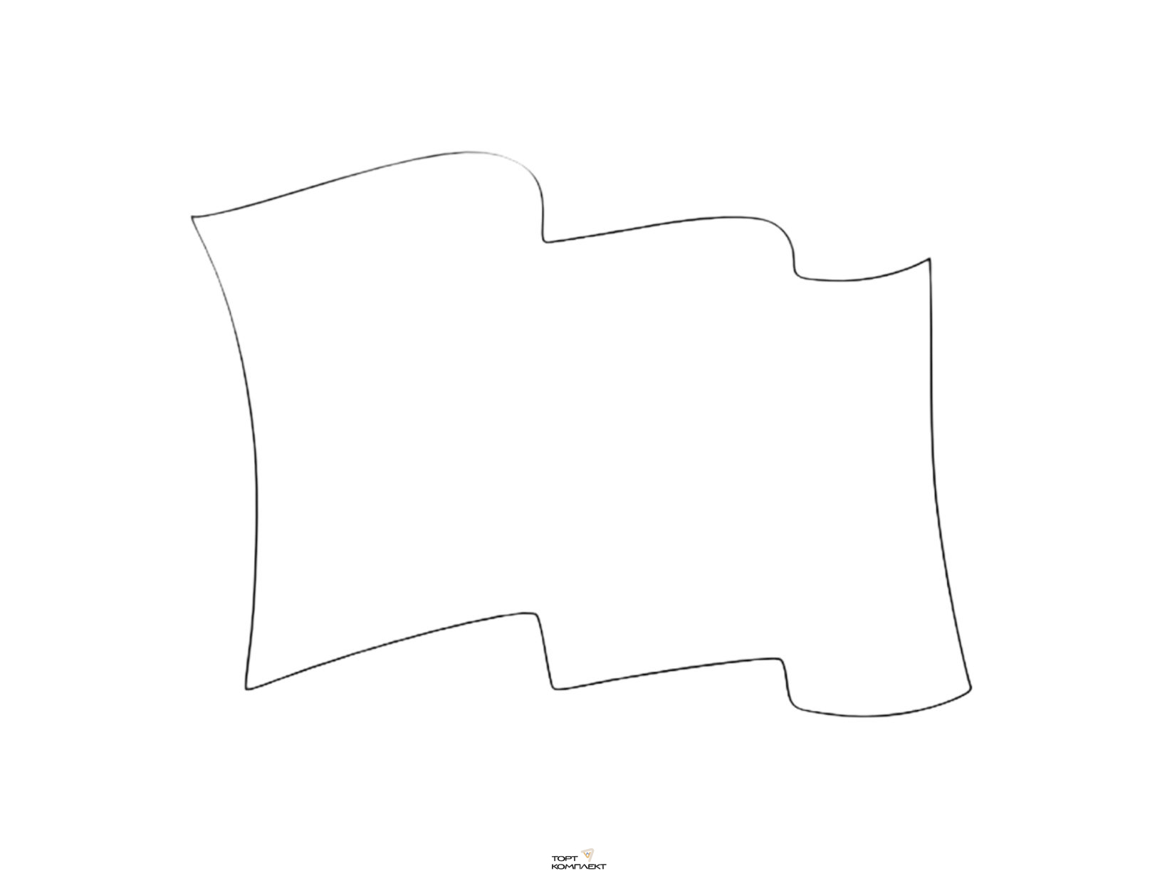 Форма  для пряников  "Флаг" 5*10см