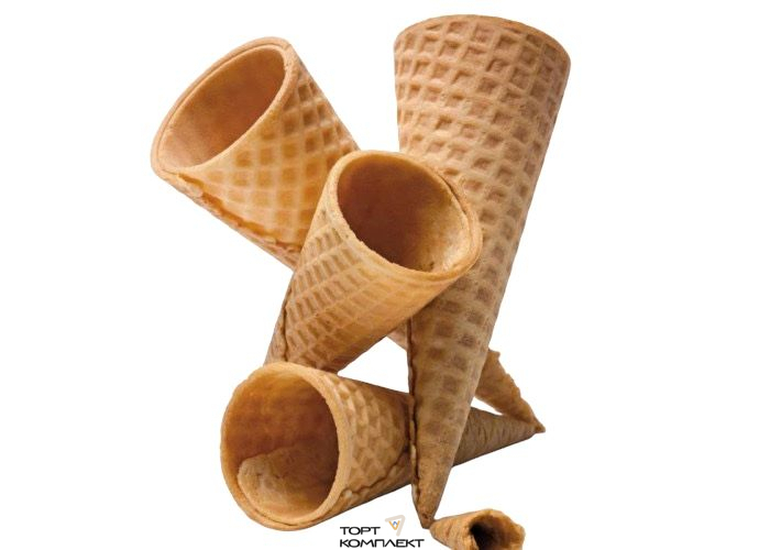 Вафельный рожок 65 МИНИКОНУС ровный край 20шт