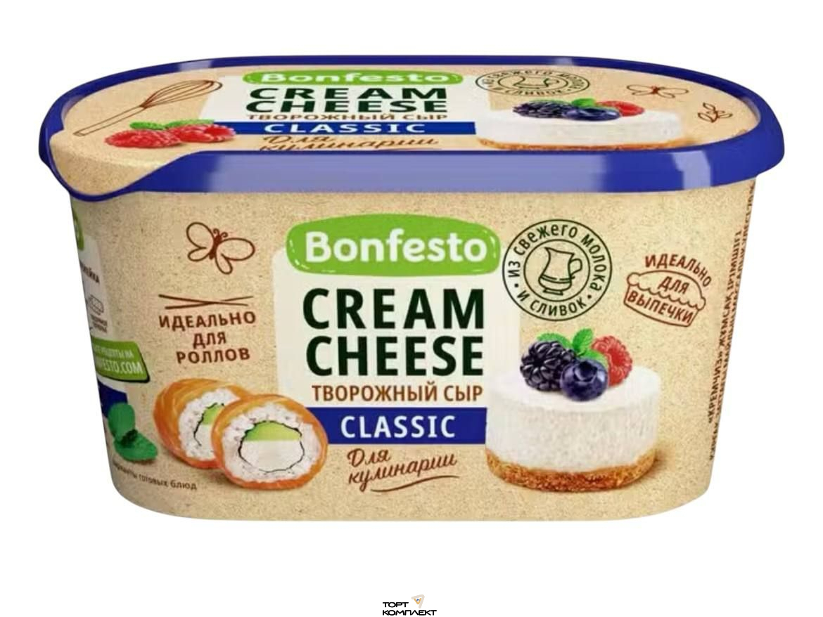 Сыр творожный 70% "Кремчиз" Bonfesto 400гр