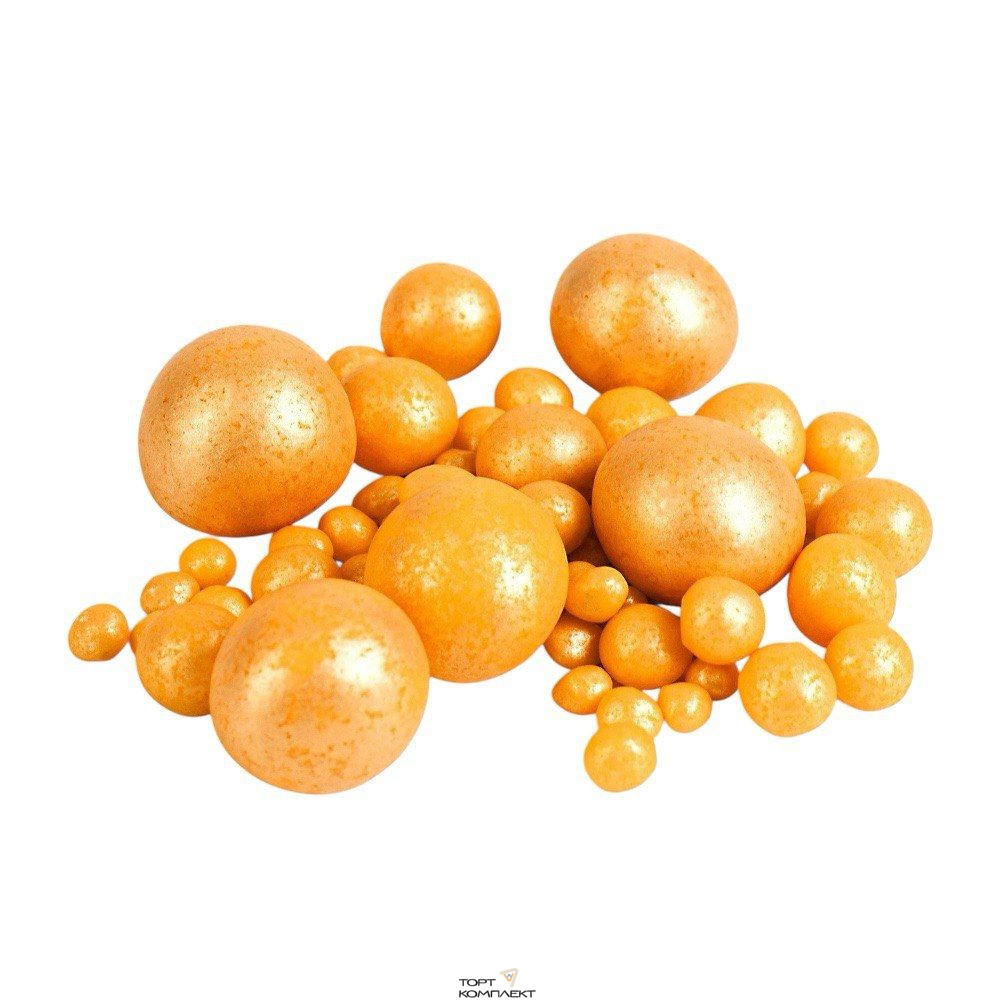 Посыпка драже рис золото 50гр.