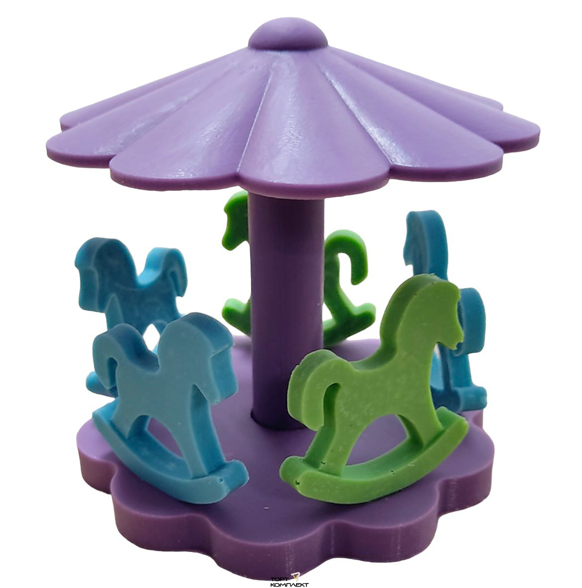 Силиконовый молд "Карусель" 9,5см 