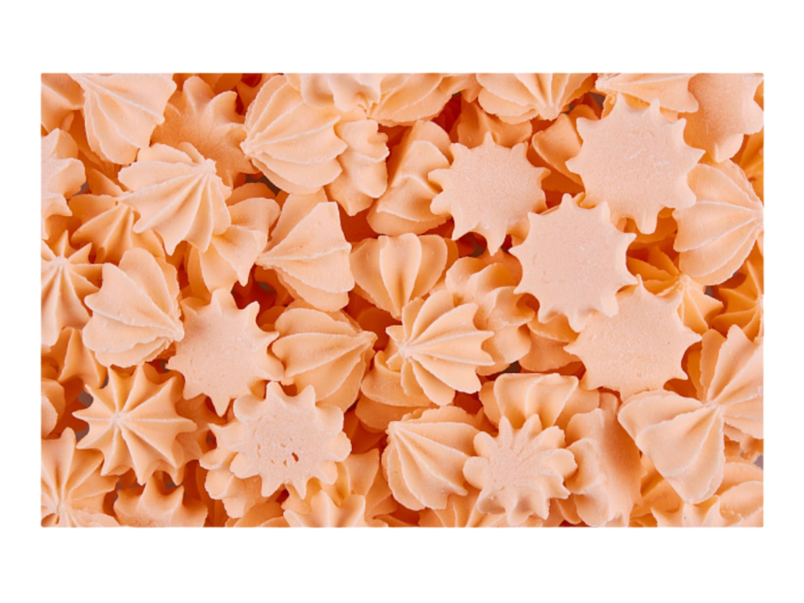 Сахарные Мини-безе (персиковые), 50г		