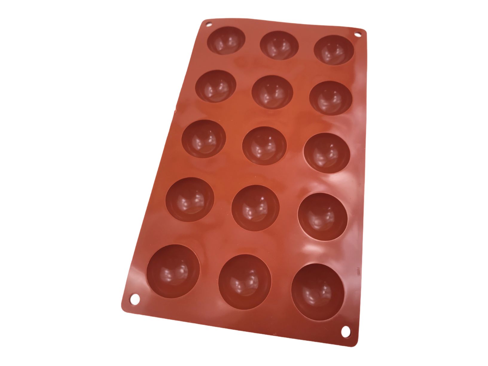 Форма силиконовая полусфера  37м 15 ячеек