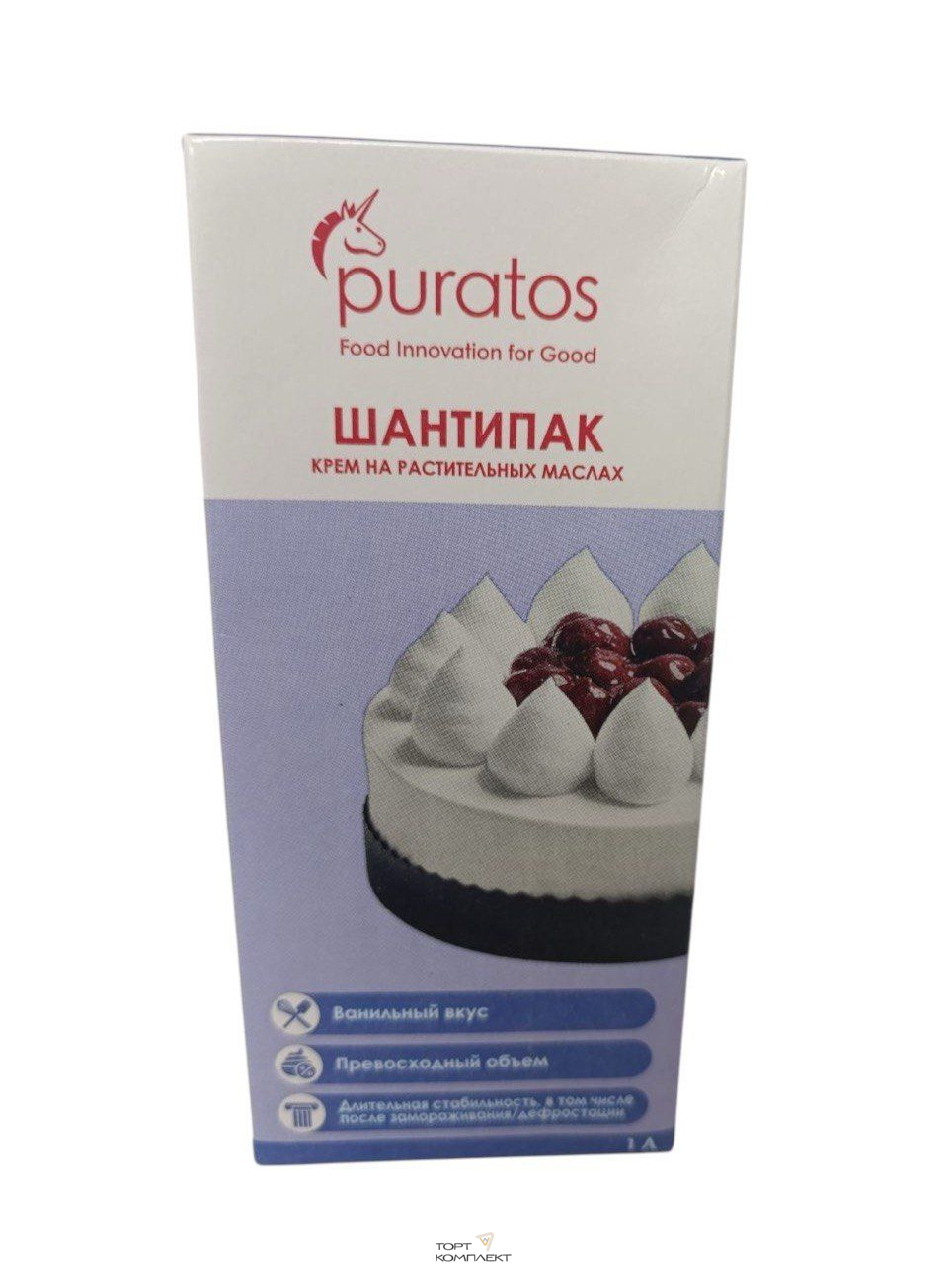 Сливки растительные Шантипак 1л