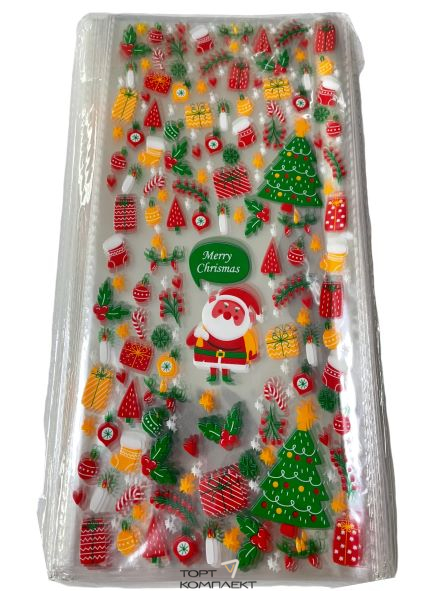 Пакет подарочный для сладостей «Merry Christmas», 27 × 13 см 10шт