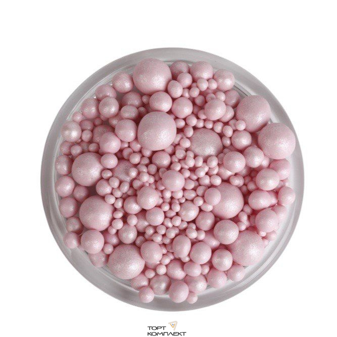 Посыпка драже рис "Микс розовый"  50гр	