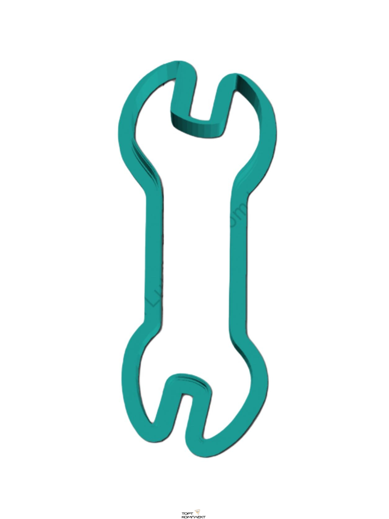 Форма   для пряников  " Гаечный ключ 3 " 11см