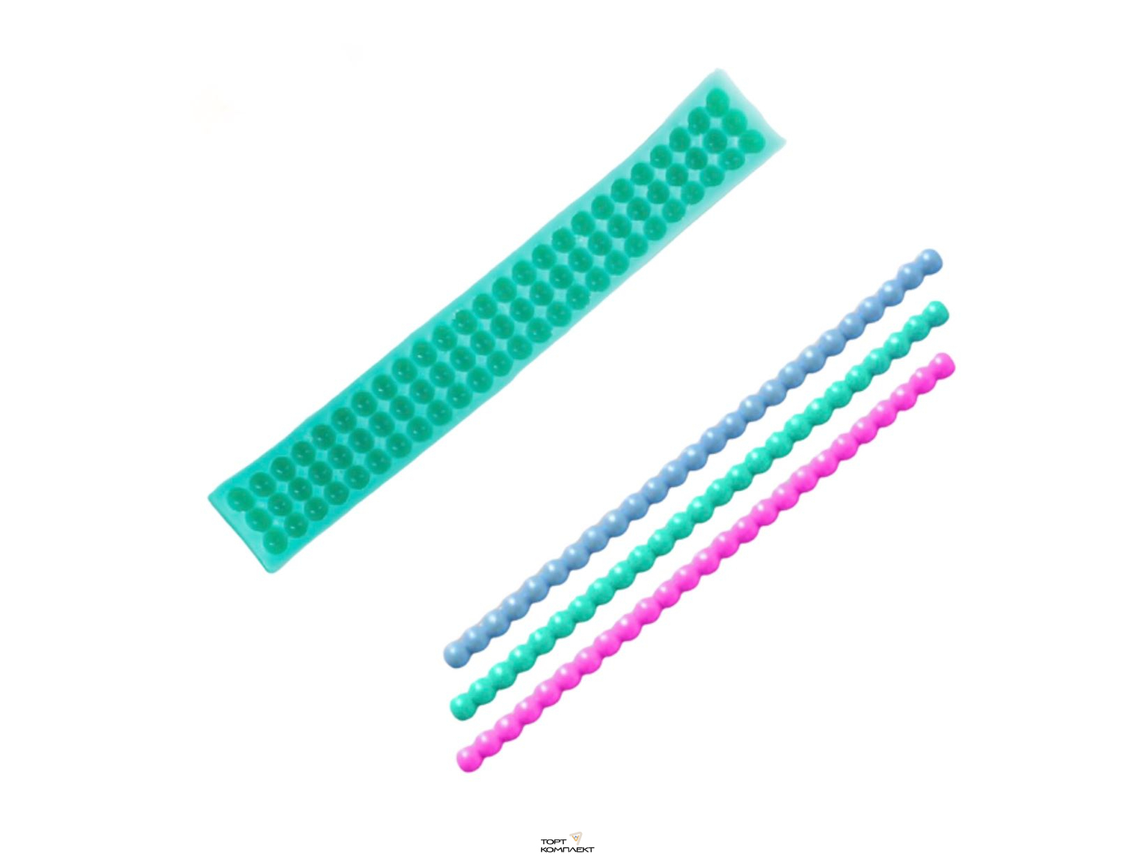 Молд 15,5х2,5х0,4 см "Жемчуг"