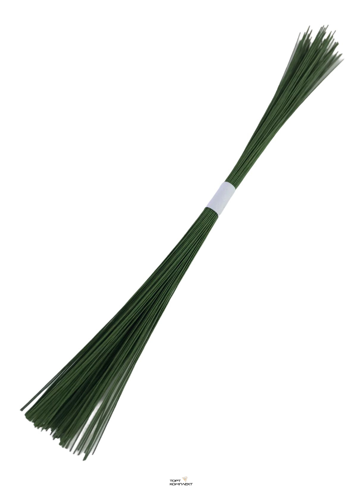 Проволока флористическая №28 зеленая 50шт