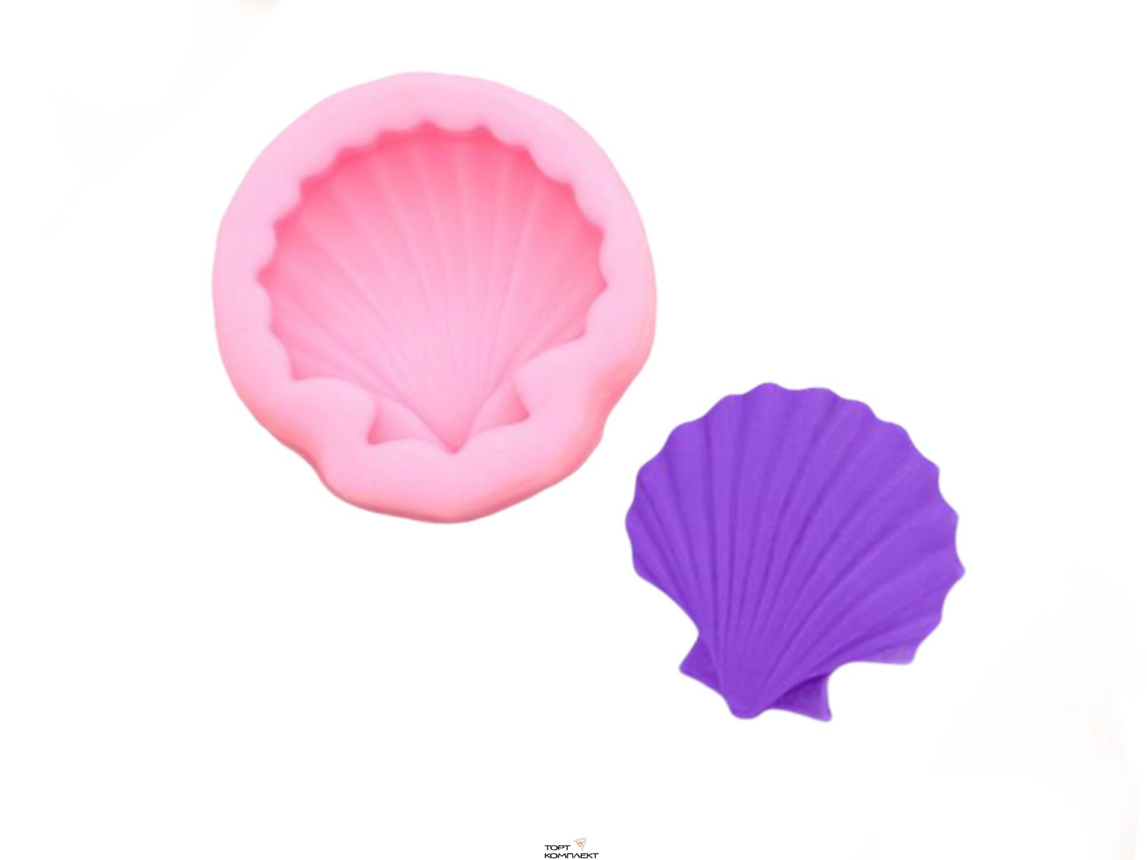 Молд 6x6х2,5 см "Ракушка" 