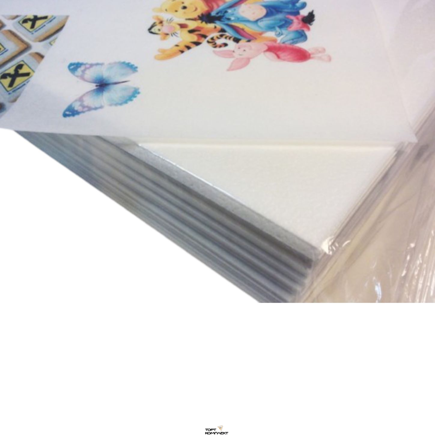 Тонкая вафельная бумага А4 25 листов