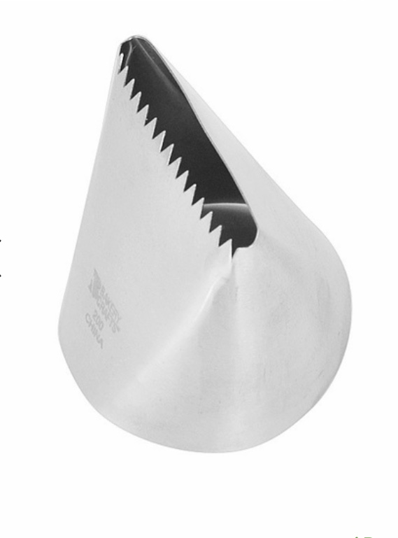 Насадка кондитерская №200 Лента зубчатая