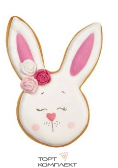 Форма для пряников "Голова зайца" 10см 