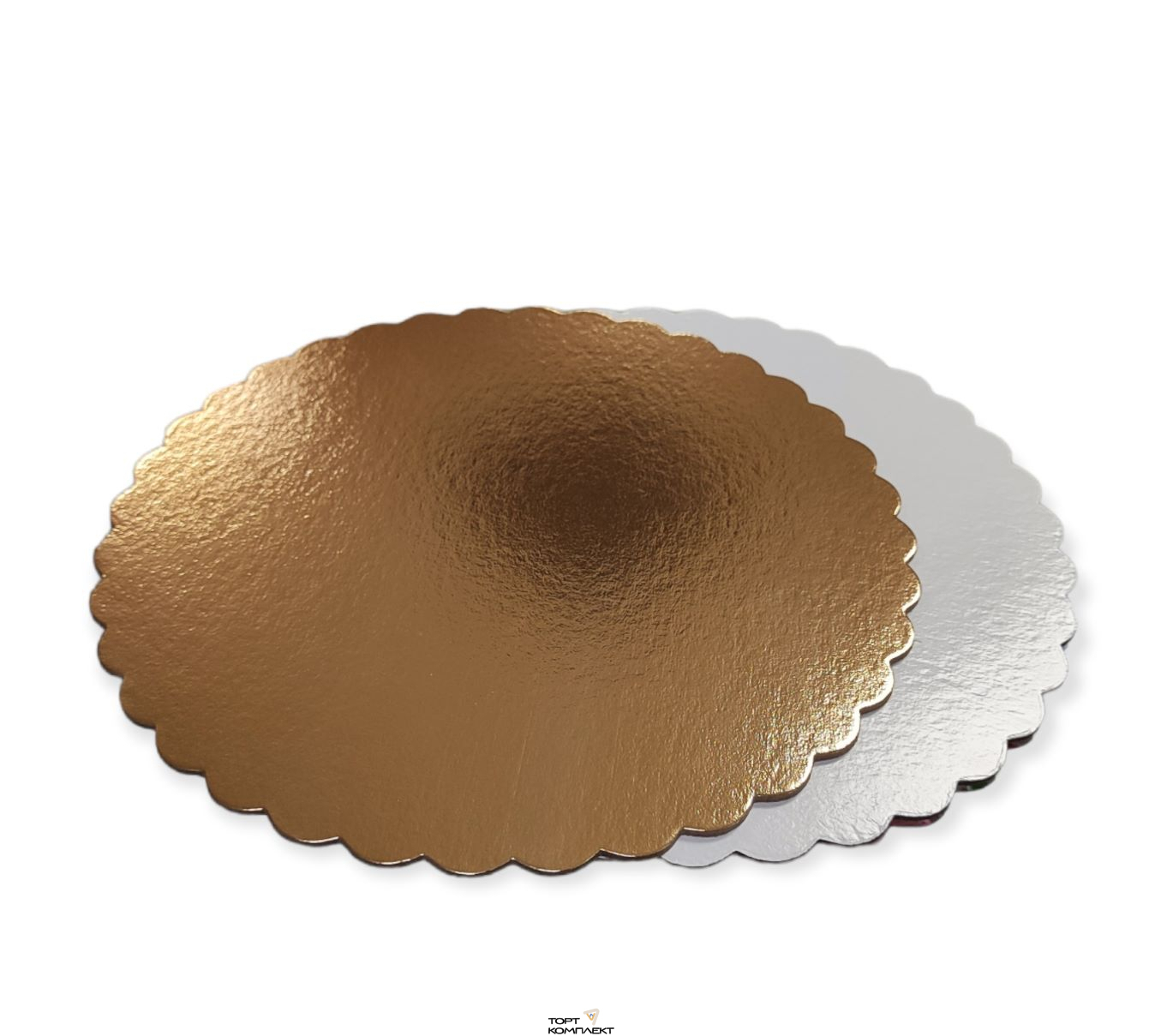 Подложка АЖУРНАЯ 3,2мм золото/белая