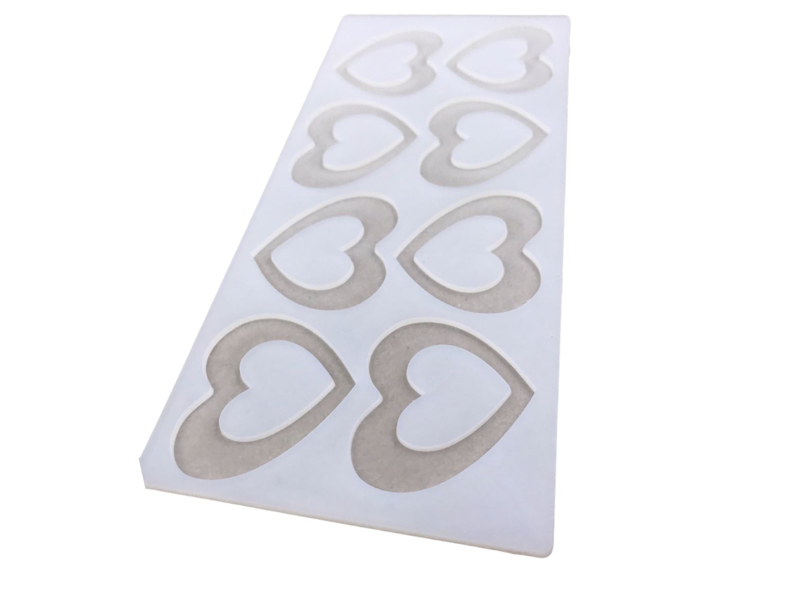 Силиконовый мат "Сердца" 8шт