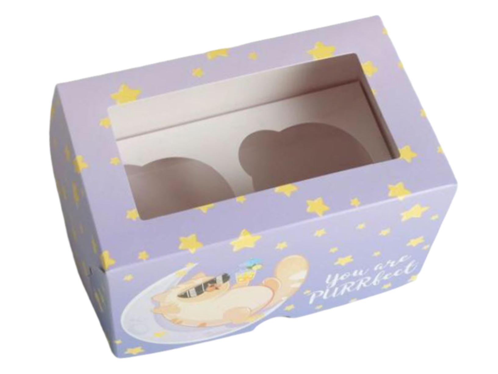 Коробка для 2 капкейков PURRfect 10 х 16 х 10см 