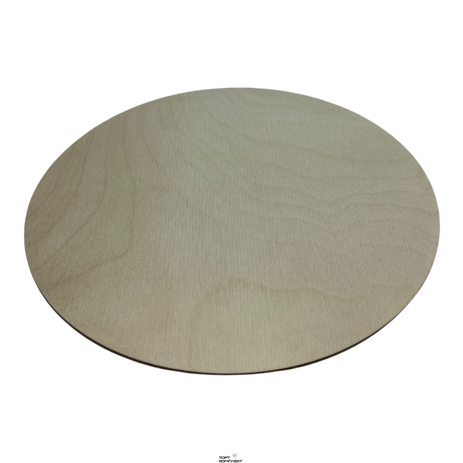 Подложка фанерная 4 мм d12 см не окрашенная