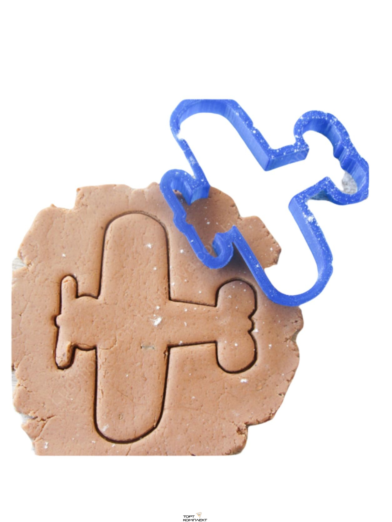 Форма   для пряников  " Самолет №2 " 11см