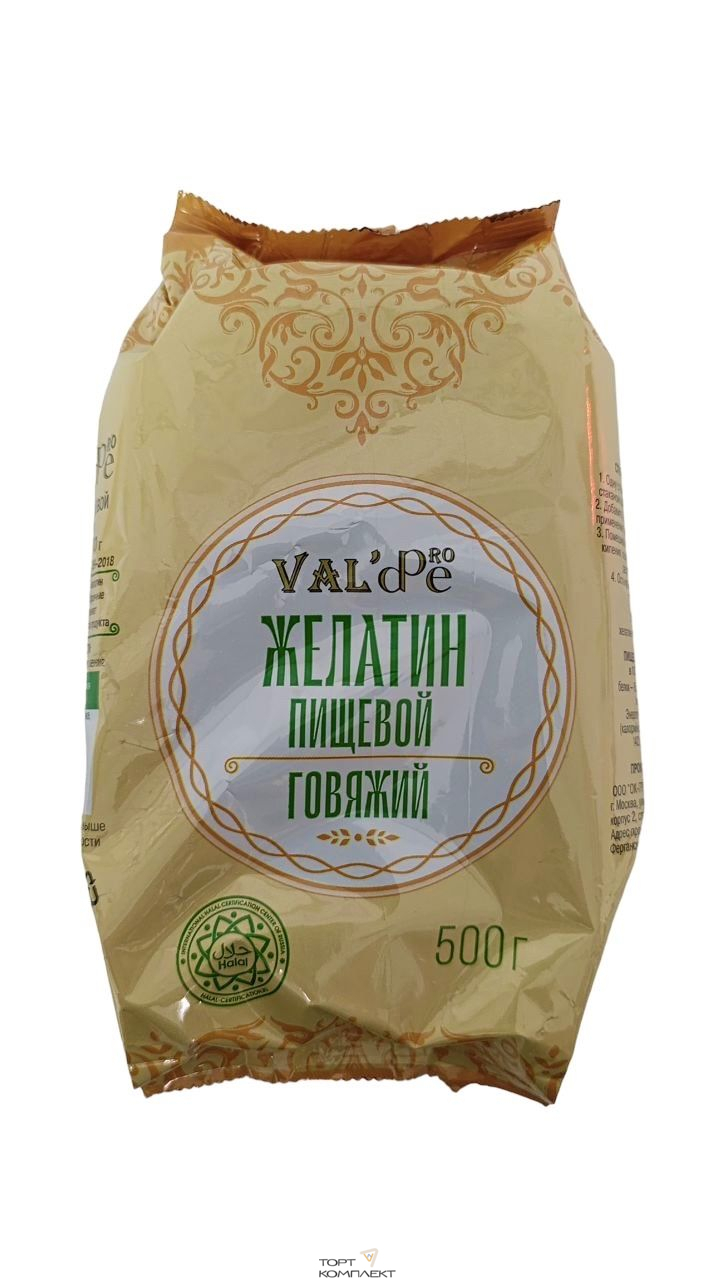 Желатин гранулированный Халяль 500гр Valde