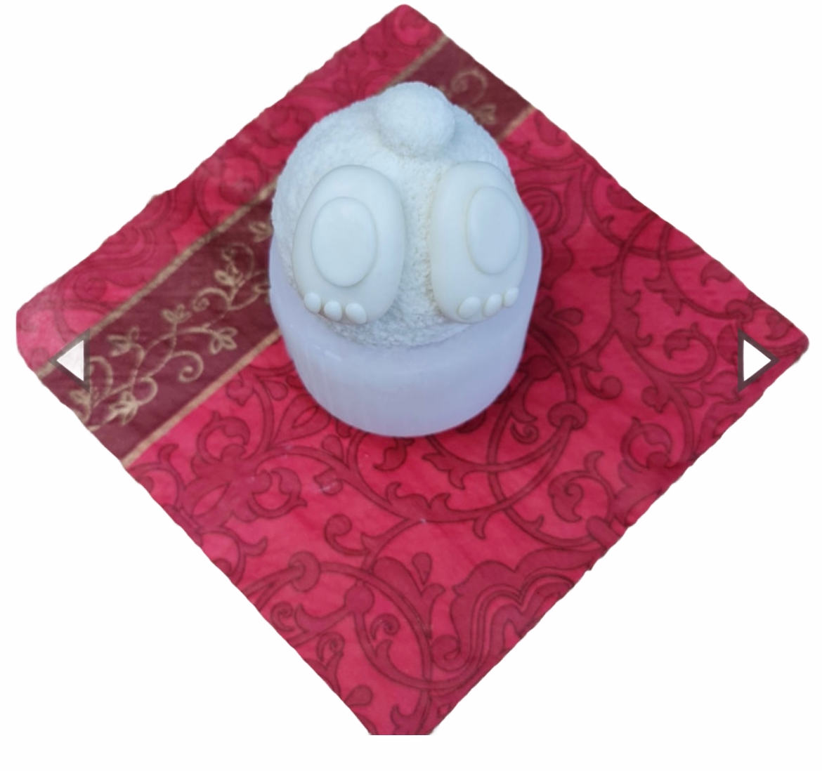 Силиконовая форма "Зайкина попа" h 4,5см