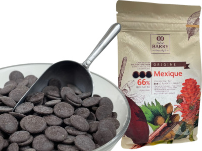 Купить Шоколад темный кувертюр Cacao Barry MEXIQUE 66%  200гр