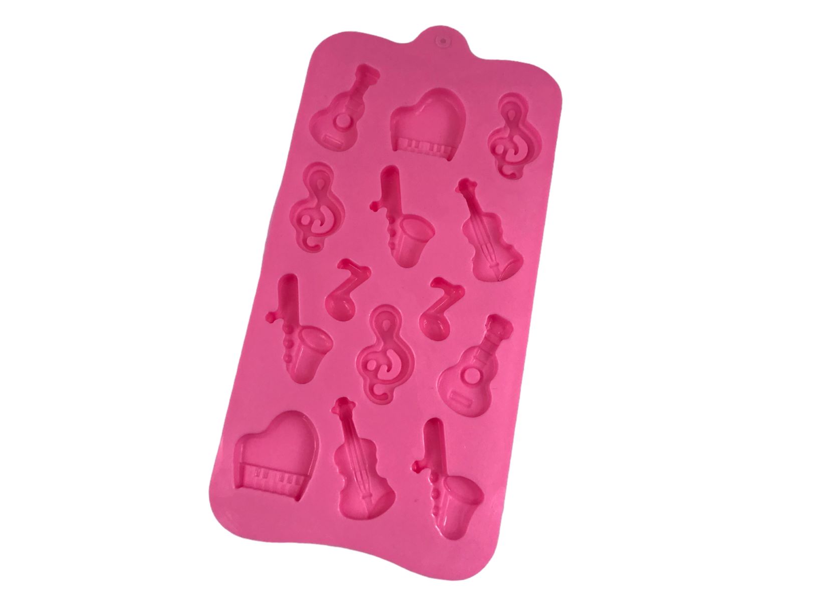Форма для льда и шоколада 21,5х10,5х1 см "Музыкальные инструменты"