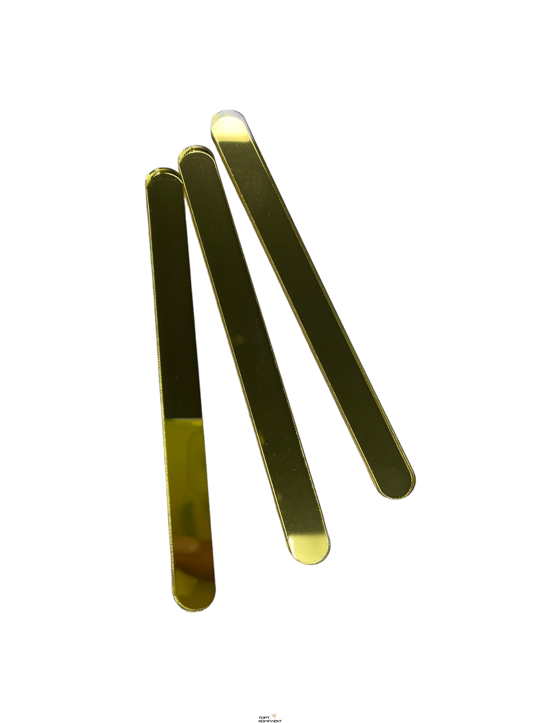 Палочки акриловые для эскимо  Золото 11*10мм 10шт