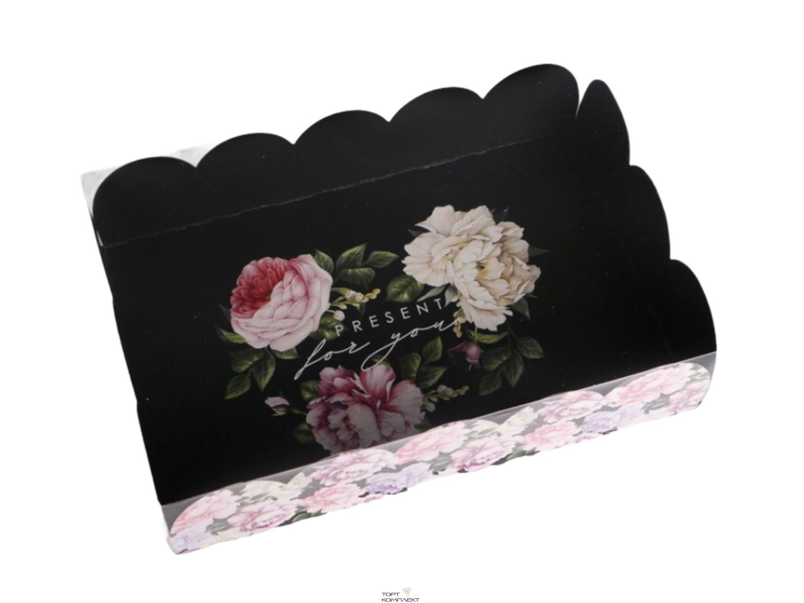 Коробка подарочная с PVC-крышкой Present, 20 × 30 × 8 см 