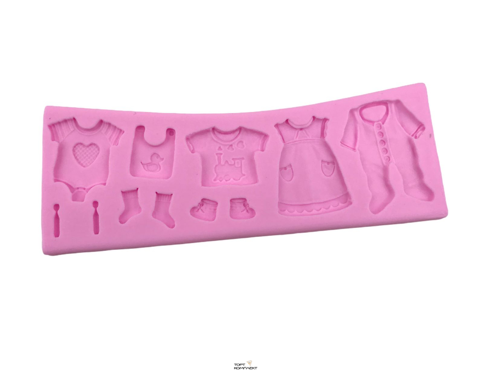 Молд  "Детская одежда" 17х5х0,5см