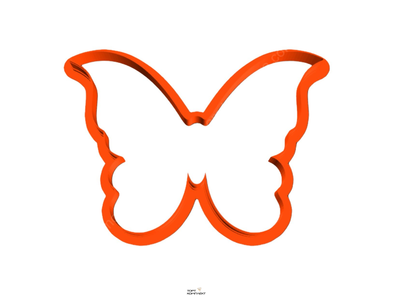 Форма  для пряников  " Бабочка №3" 7см