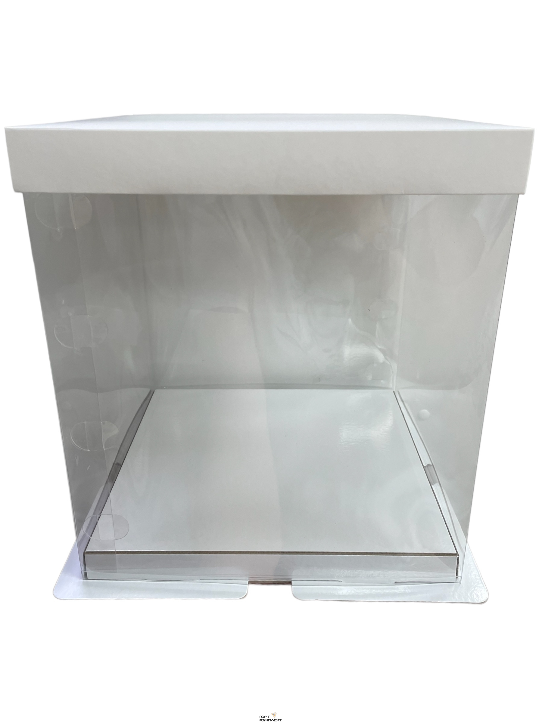 Коробка 26*26*28см Пьедестал Белая