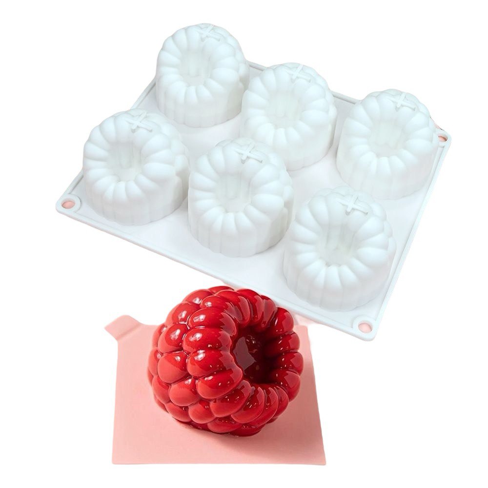 Форма "Малина" для муссовых десертов 6 ячеек